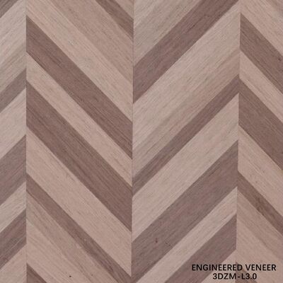 3D Engineered Fineer - Milieuvriendelijk, Laag Formaldehyde 2500*640mm voor Interieurdecoratie 3DZM-L3.0