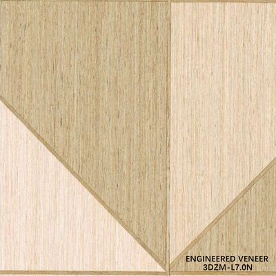 0,5 mm 3D Engineered Veneer - FSC-gecertificeerde fineer met houttextuur op maat voor binnendeuren 3DZM-L7.0N