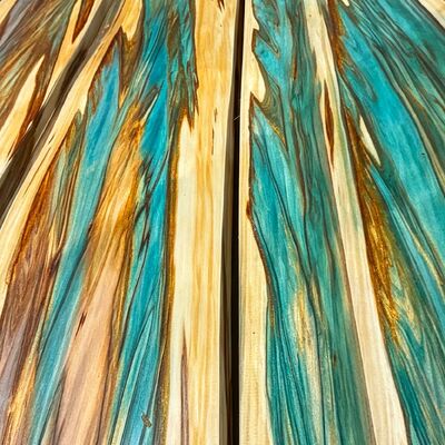 Natural Eco-Friendly Plant Dyed Wood Veneer, Vibrant Multi-Colored Decorative Wood Veneer, Custom Sizes for Furniture, Door and Interior Wall Decoration