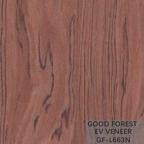 Vervaardiging van houten fineer Bubinga Crown Cut Hout fineer gesneden techniek OH-L663N/963C/655C/666N/936N/581C/681C/0735N
