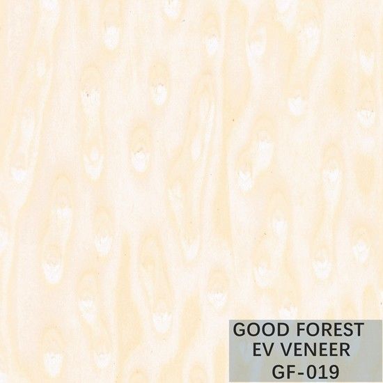 Houten fineer van oogborrel 0,15-0,55 mm Dikte voor hotelontwerp GF-019/609/219/209/809/009