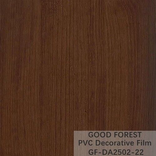 De Decoratieve Film die van garderobespvc Houten Korrel Lichtbruine Kleur verschroeien