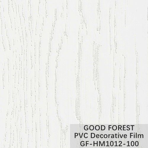 Decoratieve pvc-Houten de Korrel Zuivere Kleur 100 van de Blaarfilm Type