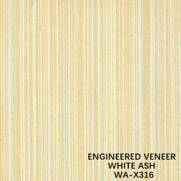 De luim stelde Wit die Ash Wood Veneer met a opnieuw samen - X316-Plak voor Binnenlandse Deuren wordt gesneden