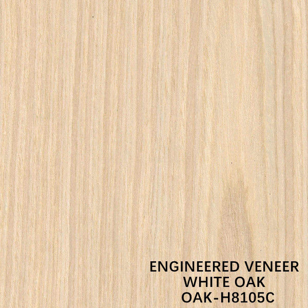 De witte Eiken Kunstmatige Kroon van H8105C sneed 3100mm Gebouwd Houten Vernisje Populair voor Deuren