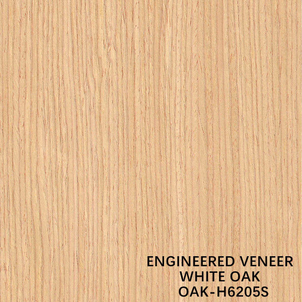 Gebouwde Houten het Vernisje Witte Eiken Gele Verticale Korrel H6205S 25003100mm van de deurhuid OEM