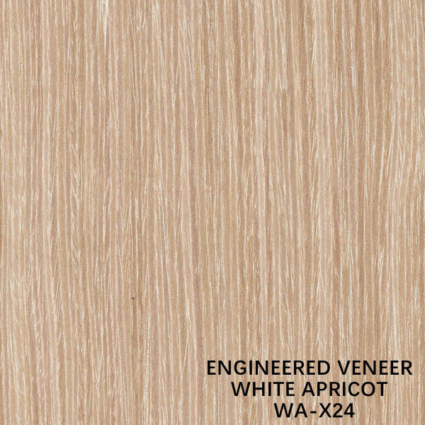 Opnieuw samengestelde Decoratieve Gebouwde Witte Populaire de Abrikozen Verticale Korrel van het Abrikozen Houten Vernisje X24 Gebruikt voor Kabinetsgezicht