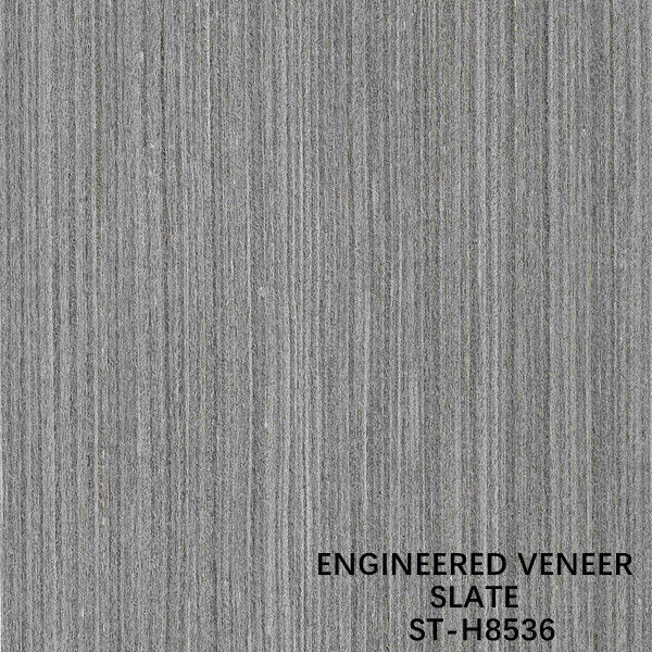 Gebouwde van de de Okkernooth8536 Rechte Fineline Korrel van het Lei Houten Vernisje Grootte 3100mm van Grey Color For Decoration Lengthened Donkere