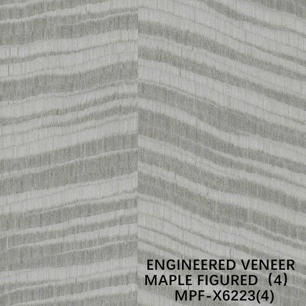 Exotisch Gebouwd Esdoorn Voorgesteld Houten Vernisje X6223 Onregelmatig Textuur Geverft Grey Color Good Supply Capacity van China