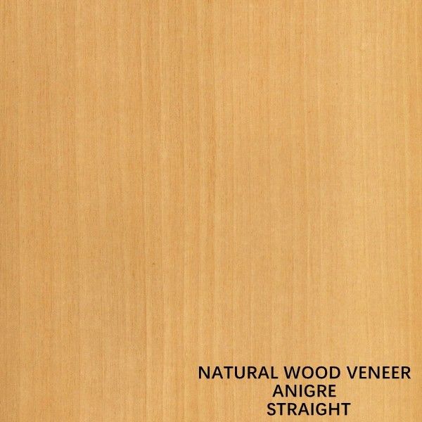 Decoratie Natuurlijke Anigre Hout Veneer Quarter Cut Rechte Graan Aningre Voor Deuren En Vensters