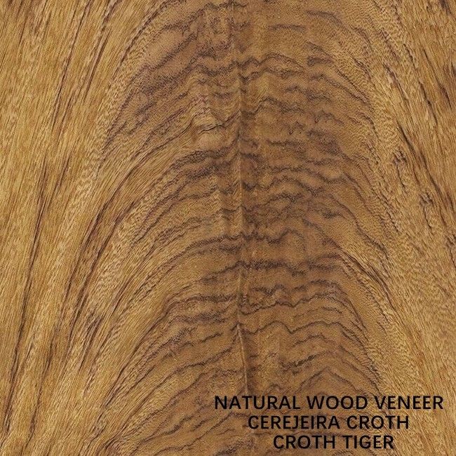De Natuurlijke Cherry Crotch Veneer Specially Tiger Korrel van Amerika voor Hoteldecoratie