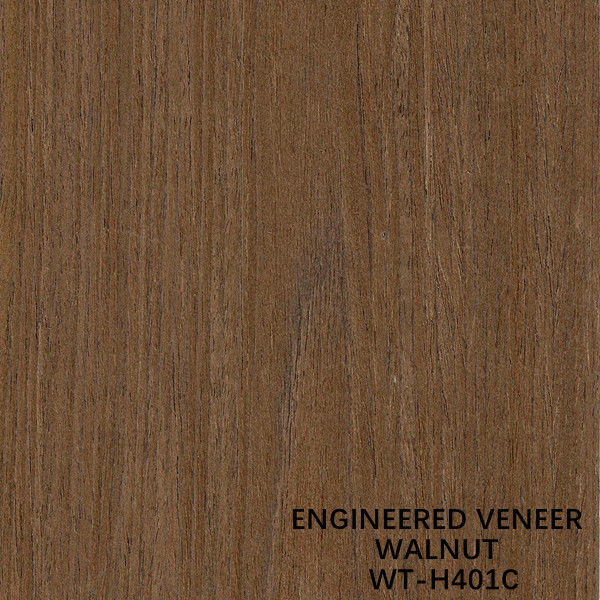 Crown Grain Engineered Wood Fineer Lengte 2500/2800/3100 mm voor hoteldecoratie bruine kleur