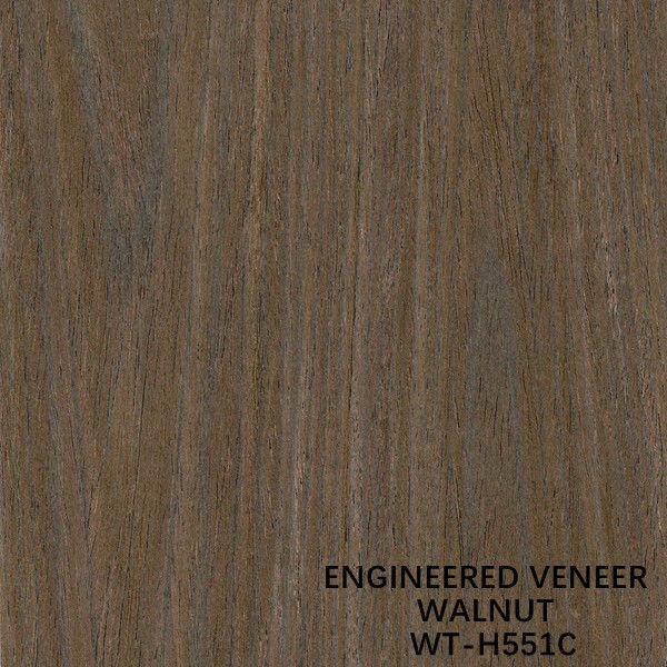 Natuurlijke Walnoot Hout Fineer Flat Cut Gekleurde Grain Joint Tot 640/1280 Mm Breedte Voor Fancy Multiplex
