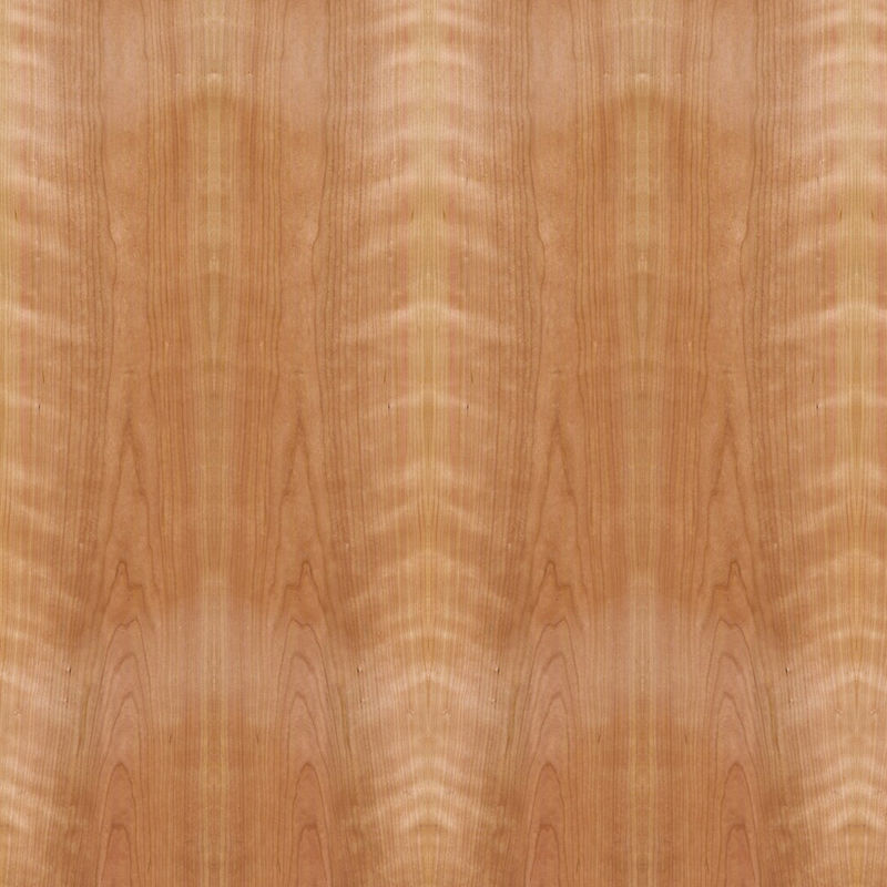 Fancy American Cherry Multiplex Crown Cut Wood Fineer Gebaseerd Mdf Spaanplaat Voor Meubilair En Kast
