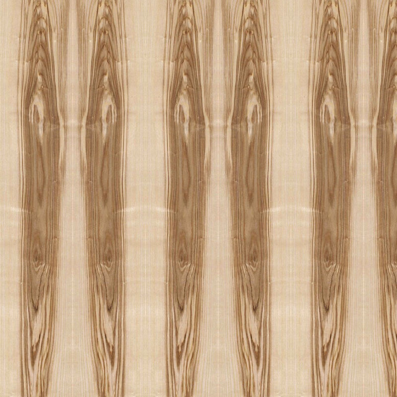 MDF de Buitensporige Raad Natuurlijk Ash Oliver Wood Veneer Crown Grain 9mm/18mm Dikte Standaardgrootte kan verf-Vrij zijn