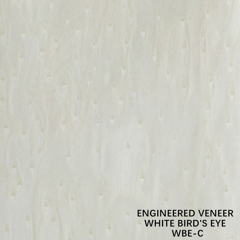 Onregelmatige textuur Hout fineer Boor en wortel Wit vogel oog 2500-3100 mm binnen