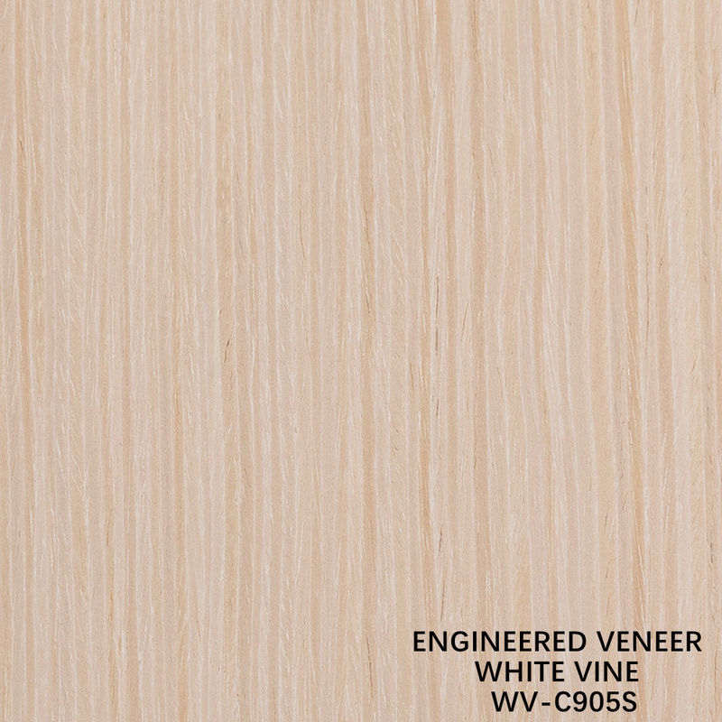 Herstelde decoratieve kunstmatige houten platen veneer witte wijnstok 905S 0,5 mm