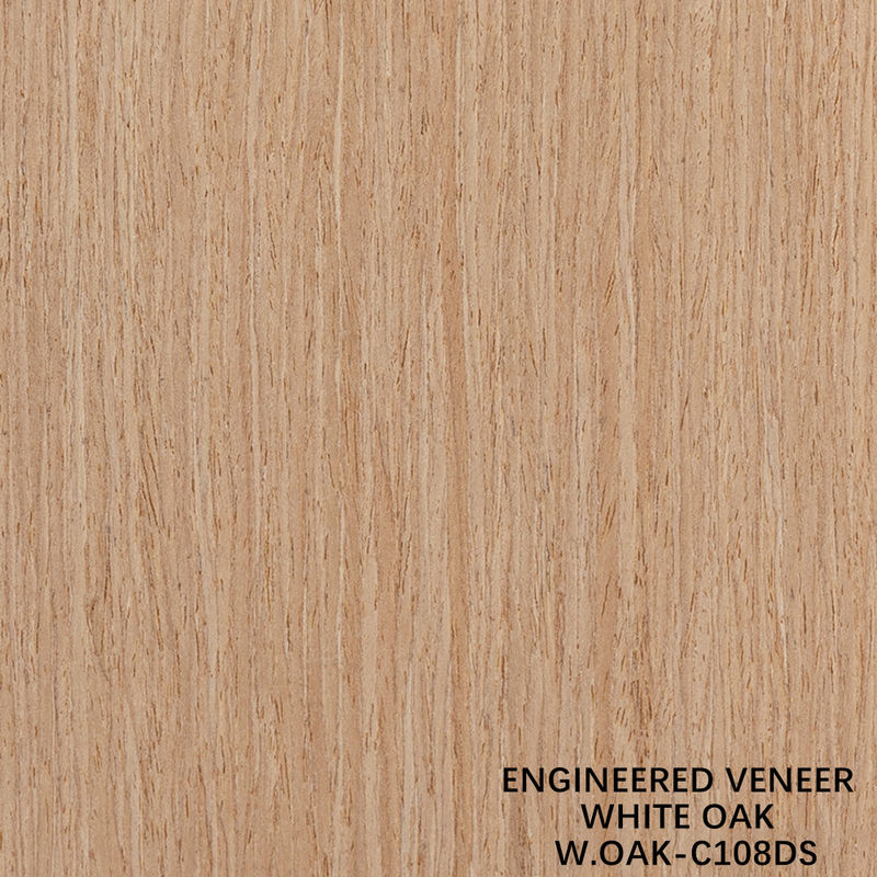 Fancy recombineerde houten fineerplaten Wit eik 108DS Verlengd 2500-3100mm Voor decoratie
