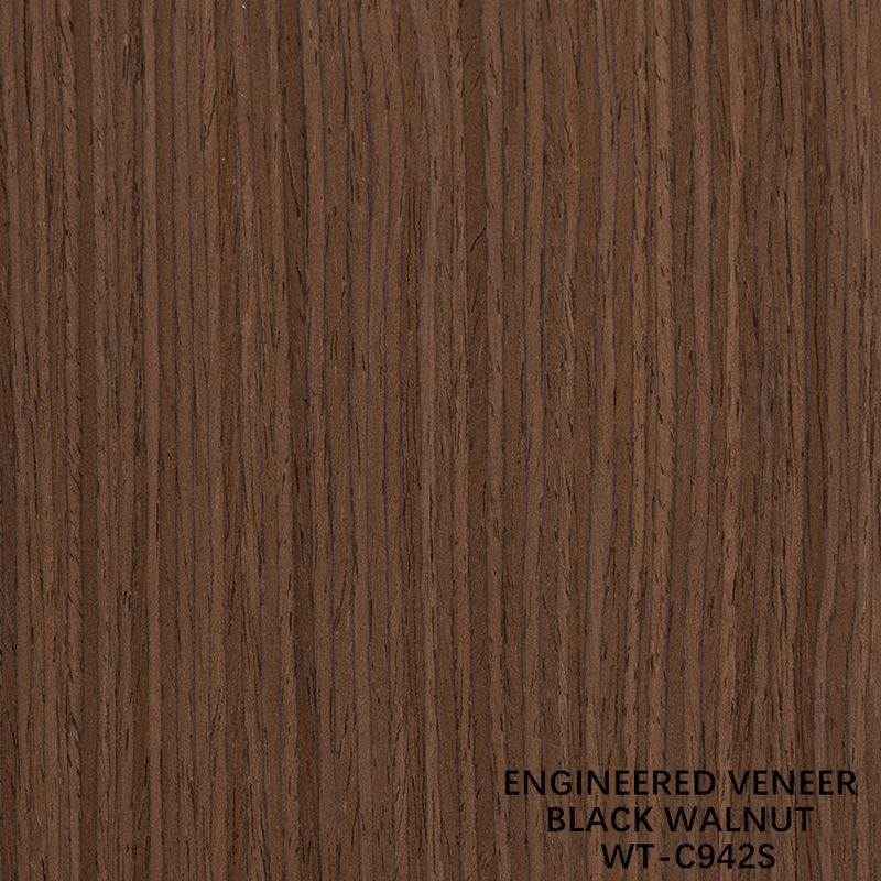 Ingenieur Walnoot hout veneer Vierden gesneden verticale graan 942s/943s Voor binnendeuren