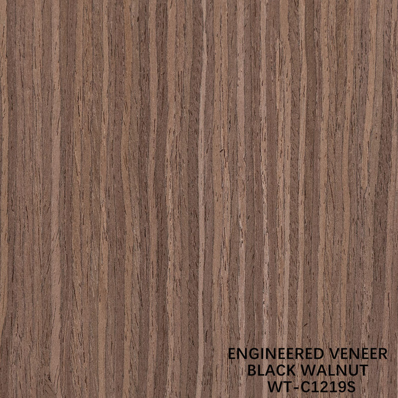 3100 mm Verlengde grootte Walnoot hout veneer kwart gesneden rechte korrels voor deurhuid