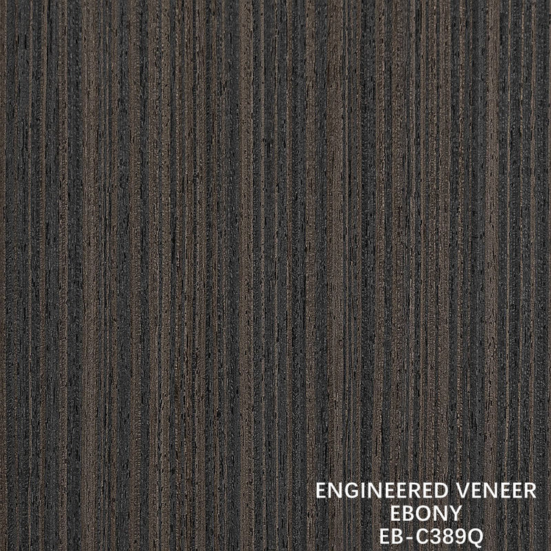 Bruin Ingenieur Hout Veneer kwart gesneden Ebony Veneer Fineline voor deuren en kasten gezicht