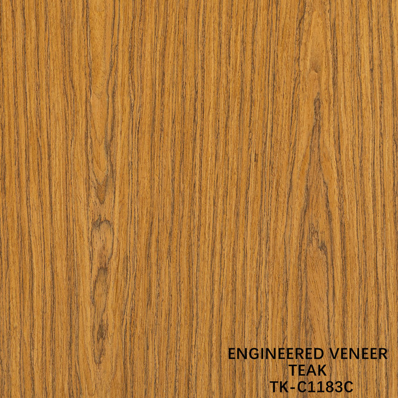 Fancy recombineerde teakhouten fineer lengte 2200mm aangepast voor auto interieur Yacat