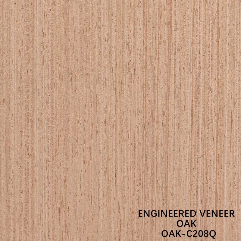 American Oak Engineered Wood Veneer Quarter Slice Cut 0,5 mm dikte voor deuren en kasten