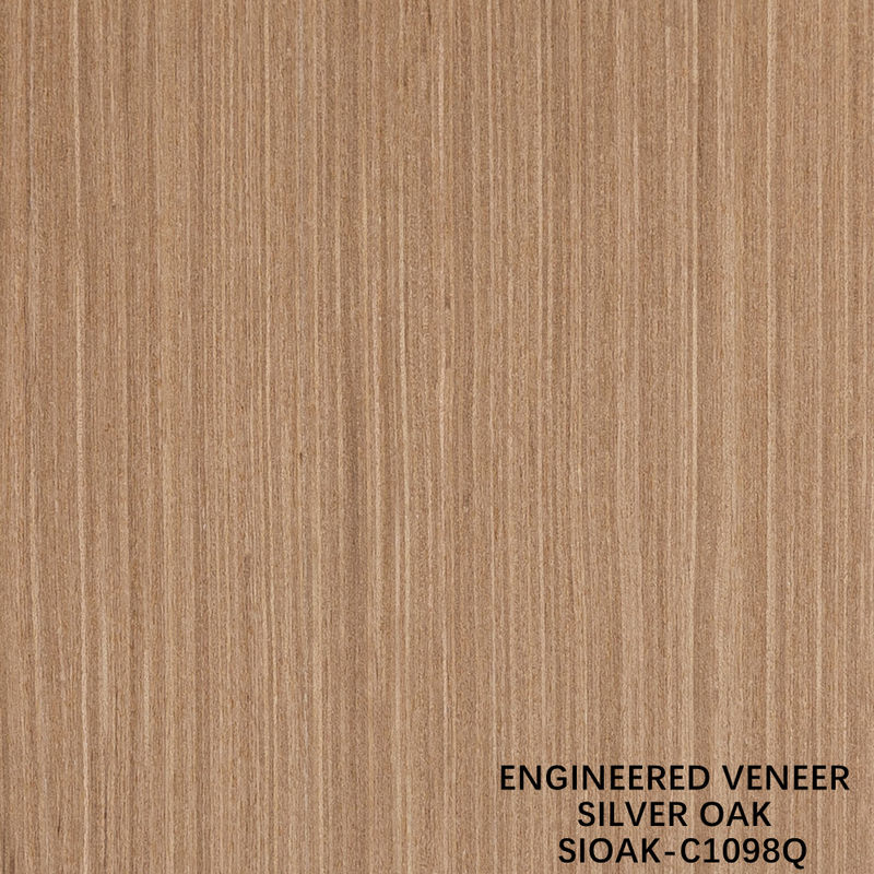 Ingenieur Hout Veneer kwart gesneden van zilveren eikenplaat Dikte 0,4 mm Voor Voor Kasten Gezicht