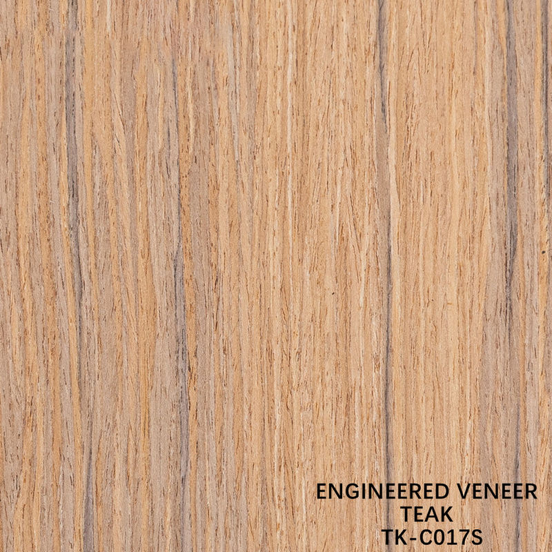 Recon Hout Veneer van Teak Slice Cut Techniques met rechte graan Voor Voor Door Gezicht Verlengd Grootte 2850mm