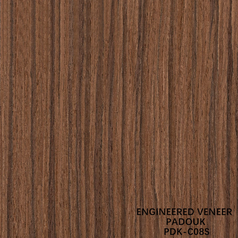 Fancy Engineered Wood Veneer Of Quandong Dikte 0.18-0.6mm Voor hotel decoratie Kan worden aangepast PDK-08S/08C