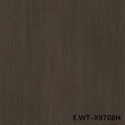 Hoogwaardige houtfolie Europese Walnoot E.WT-X9708H rechte graan bruin 2500mm voor kasten China Factory