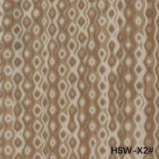 Hoogwaardig gereconstitueerd hout fineer hol vierkant hout HSW-X2# Op maat gemaakte 0,55 mm voor wandpanelen China OEM Factory