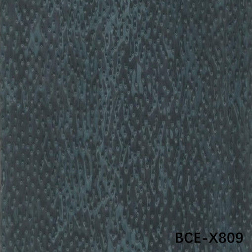 Blauw Cat's Eye ontworpen houten fineer X809 Speciaal Ring Grain Op maat gemaakte dikte 0,55 mm