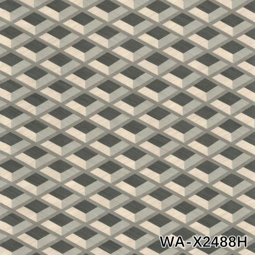 Hoogwaardige op maat gemaakte houten fineer rooster textuur verlengde grootte voor hotelversiering