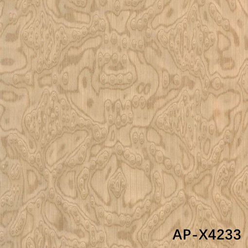 Ash Sapele Pommele Engineered Wood Veneer Standard Size 2500*640mm X4233 voor deur- en kastgevel
