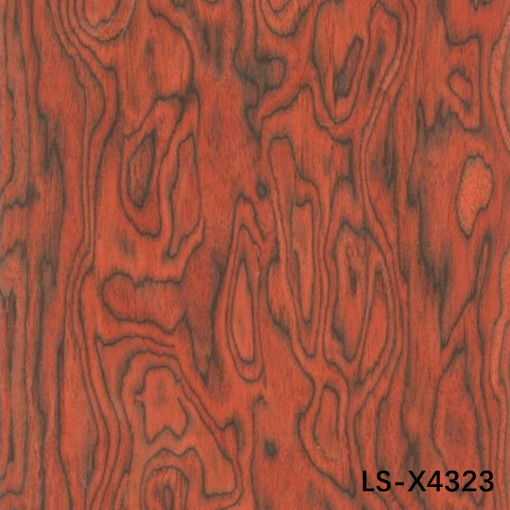 Rode kleur 2500-3100 mm kunstmatig houten fineer voor meubels
