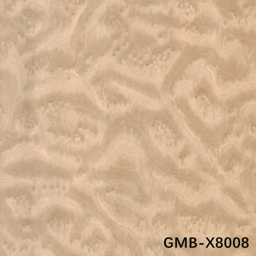 Mensenbouw Hout Veneer Gouden Aas Burl 640-1280mm G.MB-X8008 Vleeced Back Voor Auto Interieur