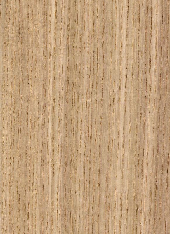 Amerikaanse witte eiken massief houten plaat recht gesneden voor chique paneel en geverfde fineer 0,45 mm dikte