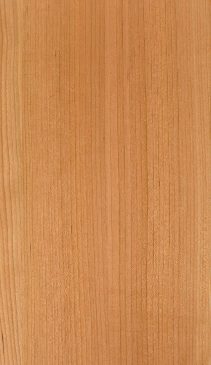 Natural American Cherry Wood Veneer Plaat Slice Flat Cut 2200-3200mm Normale grootte Voor meubelversiering