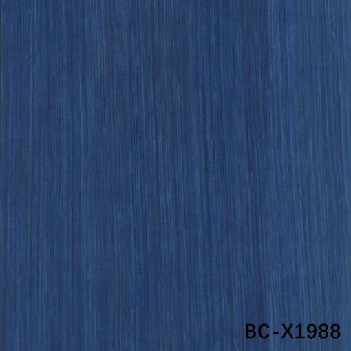 Technisch fineer gekleurd met blauw roosterpatroon Modern houten deurontwerp 3100mm Kan worden nagemaakt van uw voorbeeld