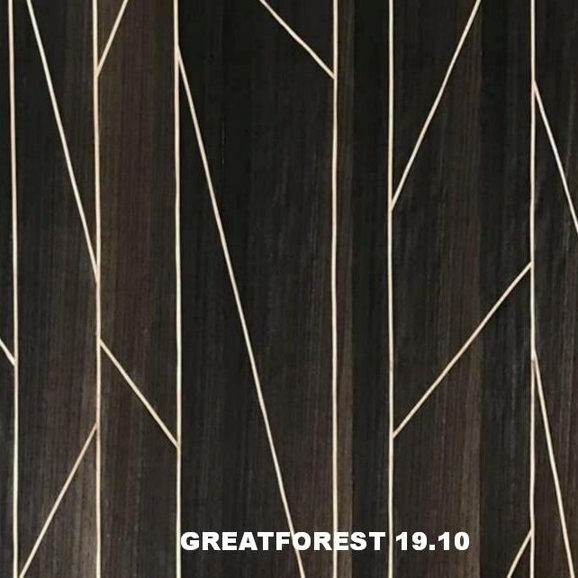 Artistiek Parket Houtfineer Geometrische Esthetische Uitstraling Populaire Geometrische Figuren 0,50 mm Dikte Voor Houten Deur