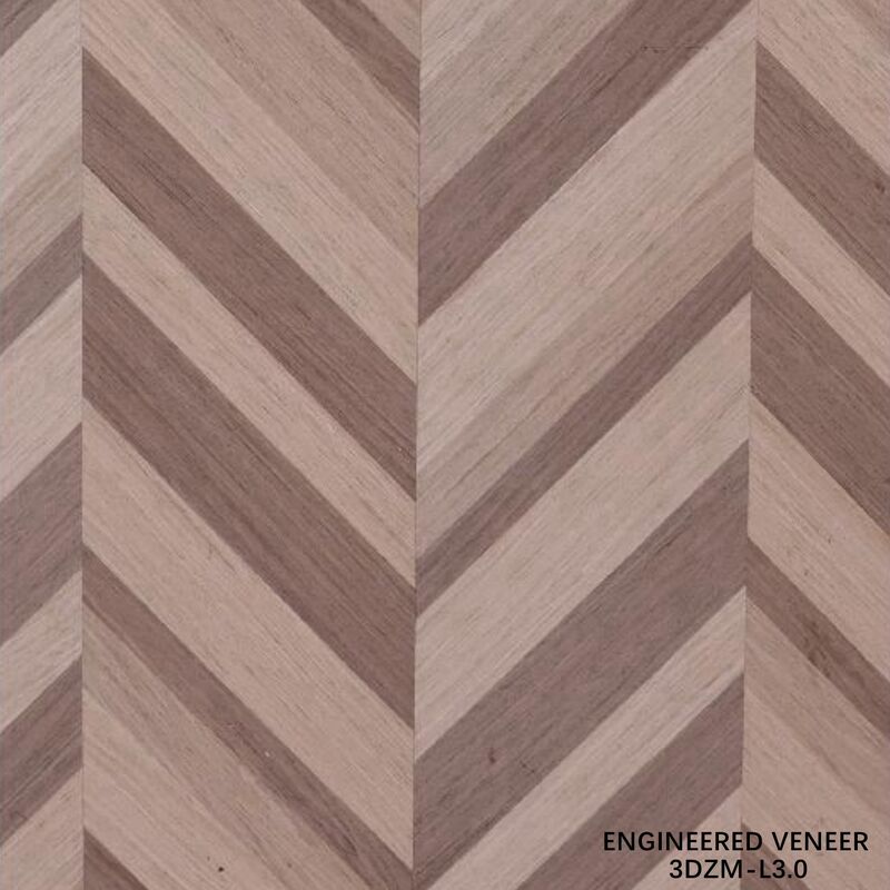 3D Engineered Fineer - Milieuvriendelijk, Laag Formaldehyde 2500*640mm voor Interieurdecoratie 3DZM-L3.0
