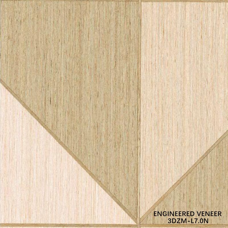 0,5 mm 3D Engineered Veneer - FSC-gecertificeerde fineer met houttextuur op maat voor binnendeuren 3DZM-L7.0N
