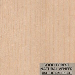 Natuurlijke die ASH Wood Veneer Sheets Special-Korrel voor Deuren wordt aangepast
