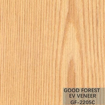 Gebouwd Houten Vernisje Manchurian Ash Wood Veneer For Furniture