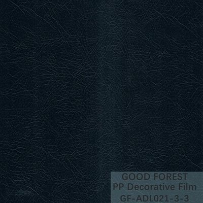 Decoratieve Zwarte Polypropyleenfilm Chemisch afbreekbare Naural Dermatoglyph