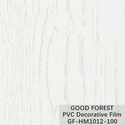 Decoratieve pvc-Houten de Korrel Zuivere Kleur 100 van de Blaarfilm Type