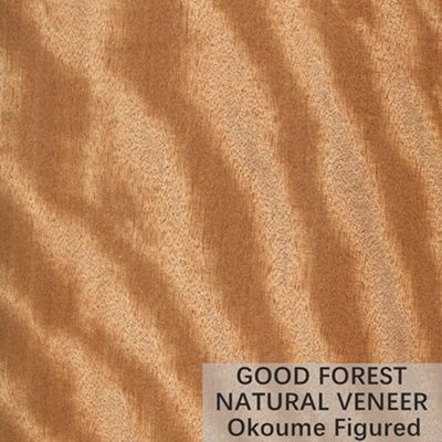 Triplex van het Okumen paste het Natuurlijke Houten Vernisje 0,18 - 0.55mm Dikte aan