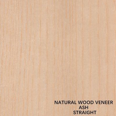 Natuurlijke witte as hout fineer kwart gesneden rechte korrel lengte 2050-3200mm Voor meubels en deuren