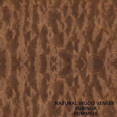 Van de Pommelekorrel Natuurlijk Bubinga Houten Vernisje 0.5mm van Afrika voor Muzikale Instrumenten